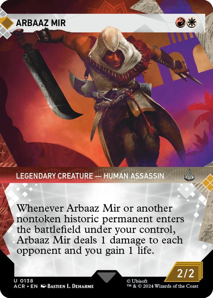 Arbaaz Mir 138/110 (Universes Beyond: Assassin's Creed)  - Showcase Foil | Good Games Morley