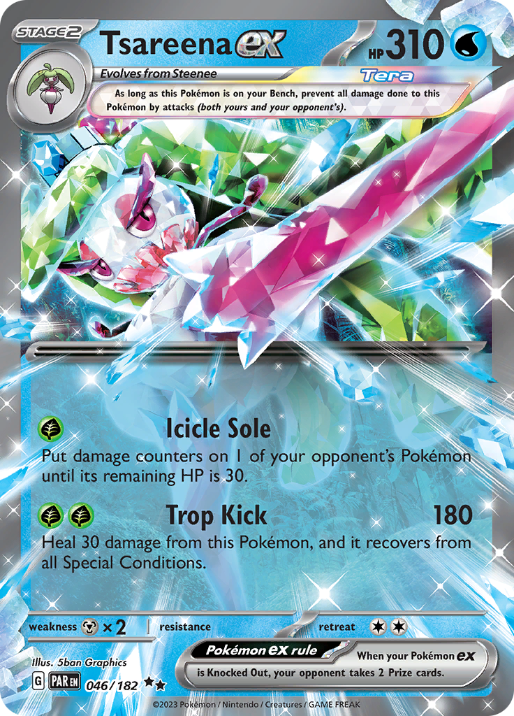 Tsareena ex (046/182) [Scarlet & Violet: Paradox Rift] | Good Games Morley