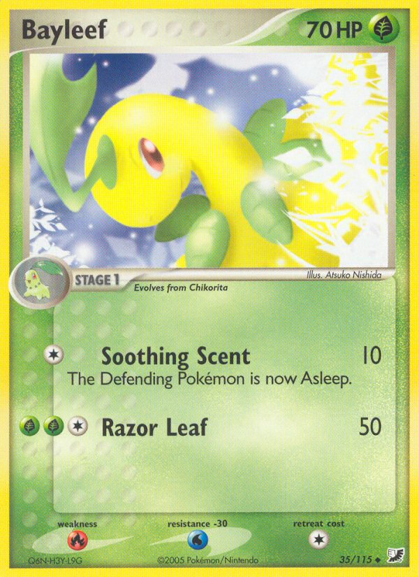 Bayleef (35/115) [EX: Unseen Forces] | Good Games Morley