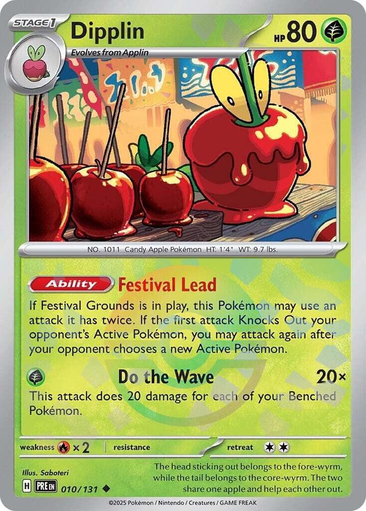 Dipplin 010/131 (SV: Prismatic Evolutions)  - Poke Ball Holofoil | Good Games Morley