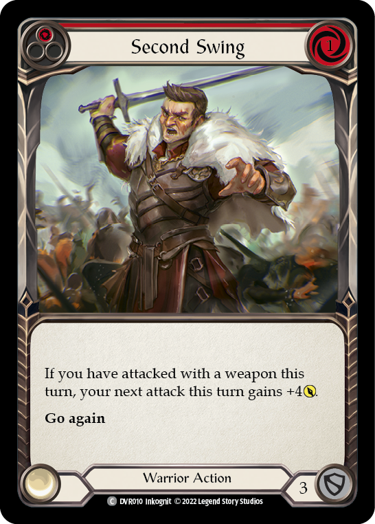 Second Swing (Red) [DVR010] (Classic Battles: Rhinar vs Dorinthea) | Good Games Morley