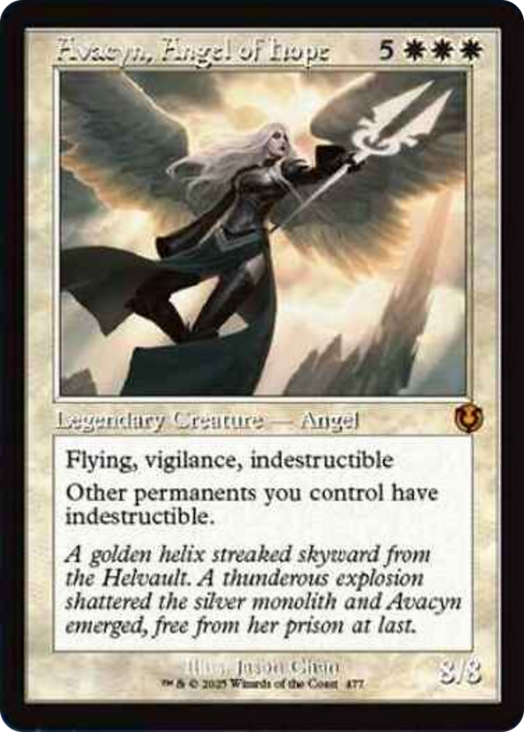 Avacyn, Angel of Hope (Retro Frame) [Innistrad Remastered] | Good Games Morley