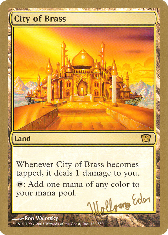 City of Brass (Wolfgang Eder) [World Championship Decks 2003] | Good Games Morley