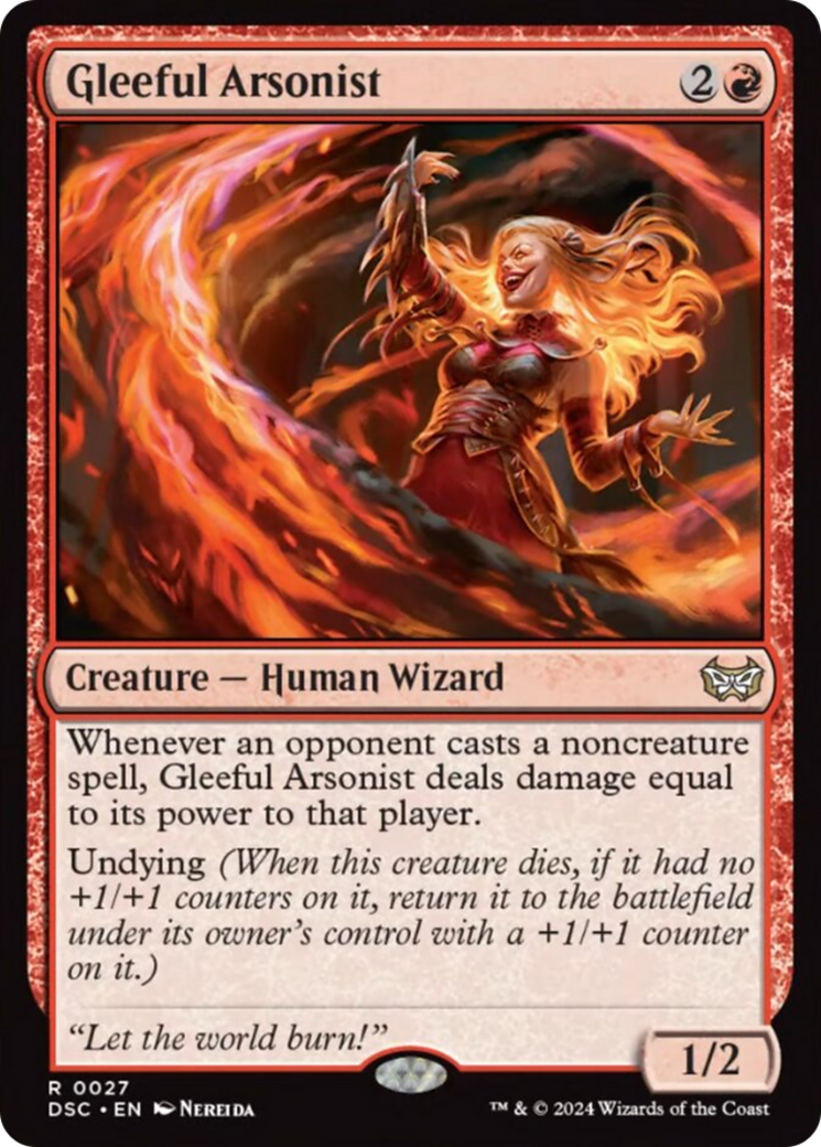 Gleeful Arsonist [Duskmourn: House of Horror Commander] | Good Games Morley