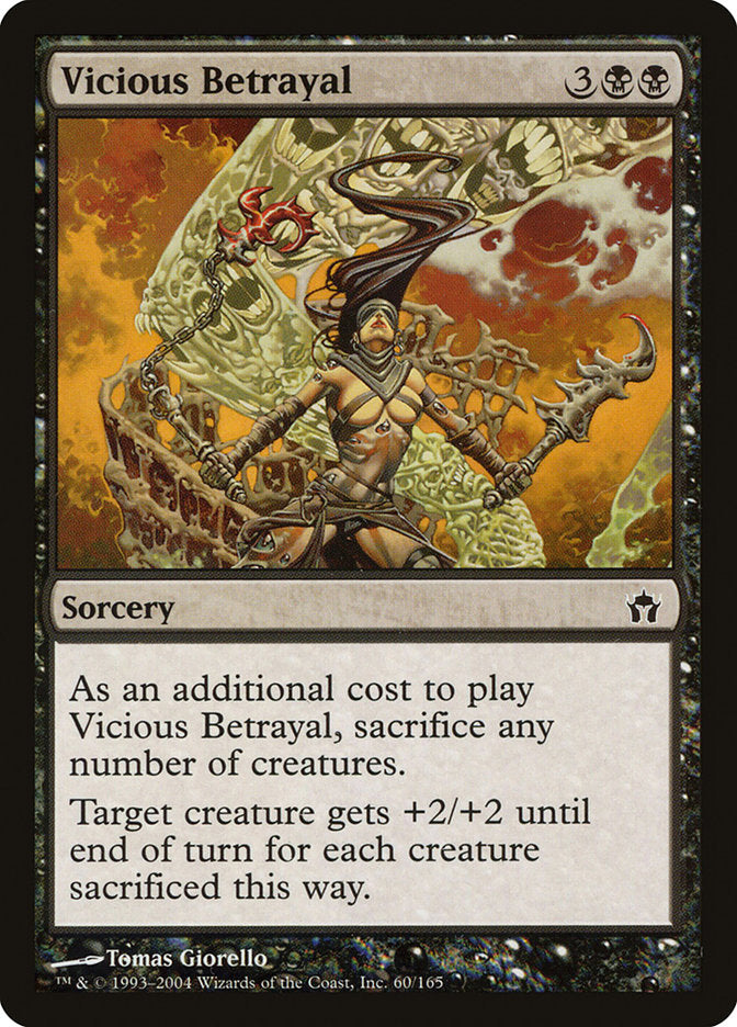 Vicious Betrayal 60/165 (Fifth Dawn)  - Foil | Good Games Morley