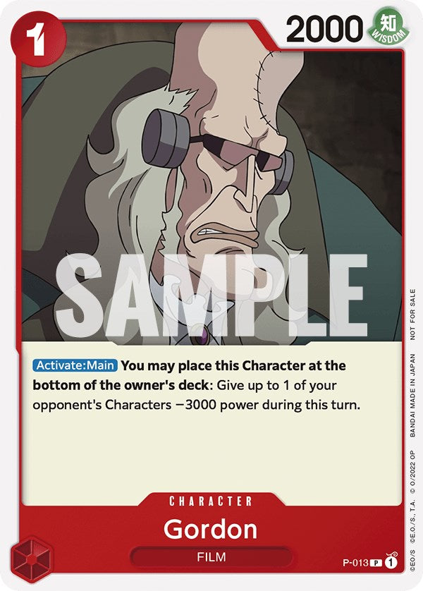 Gordon (One Piece Film Red) [One Piece Promotion Cards] | Good Games Morley
