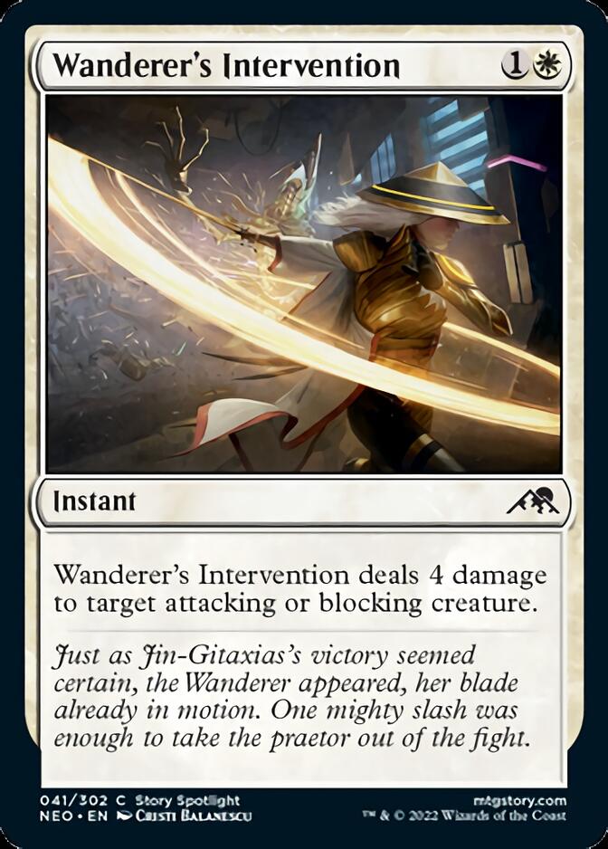 Wanderer's Intervention [Kamigawa: Neon Dynasty] | Good Games Morley