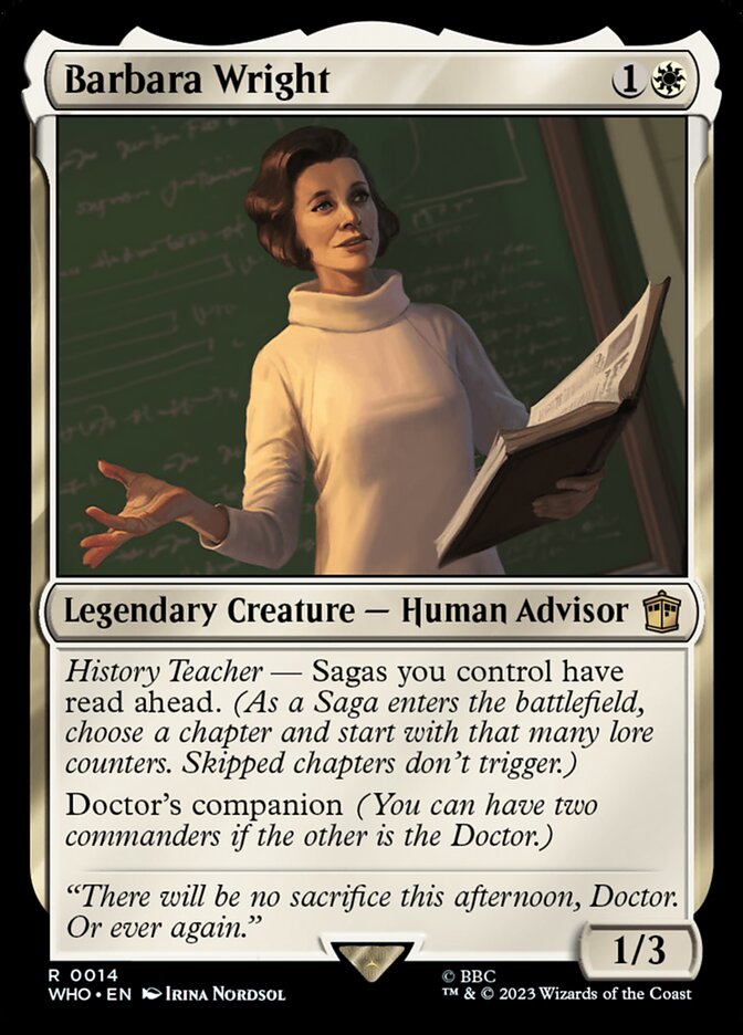 Barbara Wright 14 (Universes Beyond: Doctor Who)  | Good Games Morley