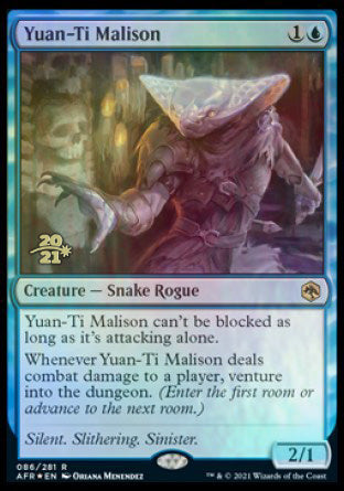 Yuan-Ti Malison [Dungeons & Dragons: Adventures in the Forgotten Realms Prerelease Promos] | Good Games Morley