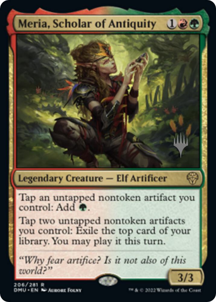 Meria Scholar of Antiquity 206 (Promo Pack: Dominaria United)  - Foil | Good Games Morley