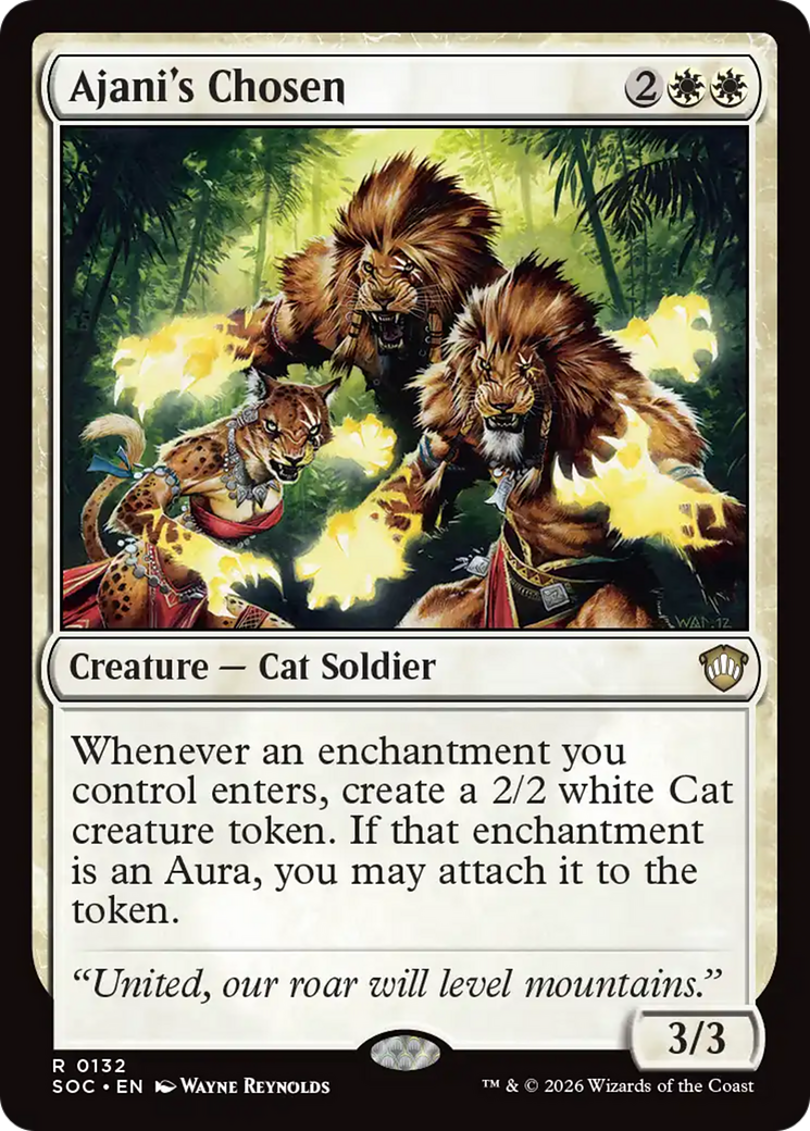 Ajani's Chosen [Secrets of Strixhaven Commander] | Good Games Morley