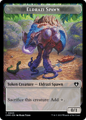 Eldrazi Spawn // Construct (0042) Double-Sided Token [Commander Masters Tokens] | Good Games Morley