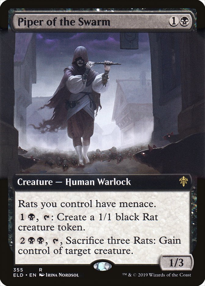 Piper of the Swarm (Extended Art) [Throne of Eldraine] | Good Games Morley