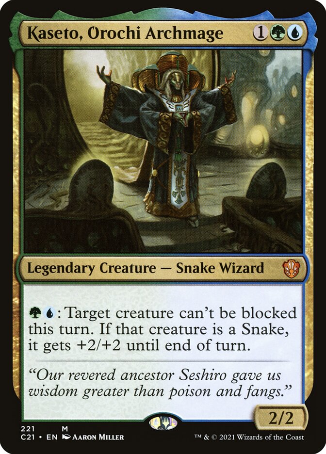 Kaseto Orochi Archmage 221 (Commander 2021)  | Good Games Morley