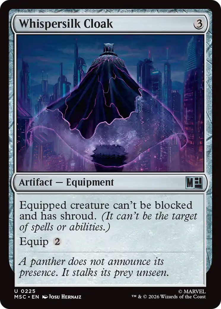 Whispersilk Cloak [Marvel Super Heroes Commander] | Good Games Morley