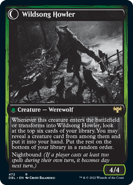 Howlpack Piper // Wildsong Howler [Innistrad: Double Feature] | Good Games Morley