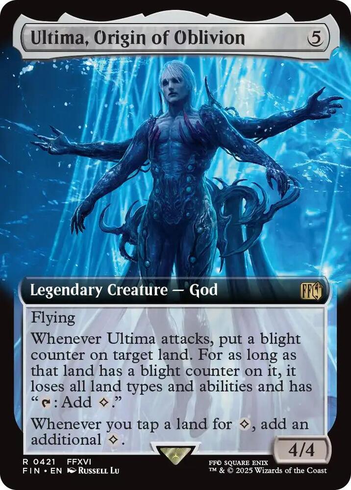 Ultima, Origin of Oblivion 421 (FINAL FANTASY)  - Extended Art Foil | Good Games Morley