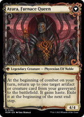 Ayara, Widow of the Realm // Ayara, Furnace Queen (Showcase Planar Booster Fun) [March of the Machine] | Good Games Morley