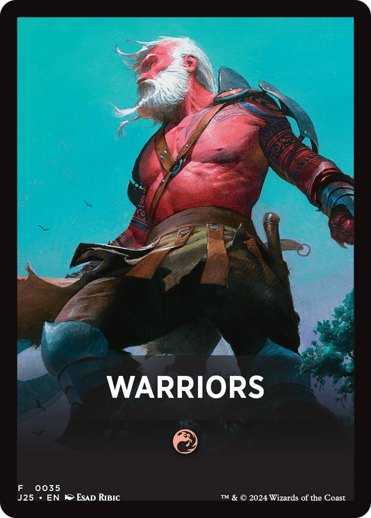 Warriors Theme Card [Foundations Jumpstart Front Cards] | Good Games Morley