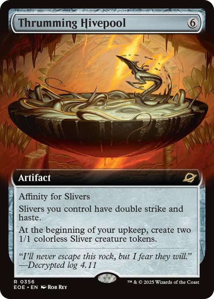 Thrumming Hivepool  356/276 (Edge of Eternities)  - Extended Art Foil | Good Games Morley