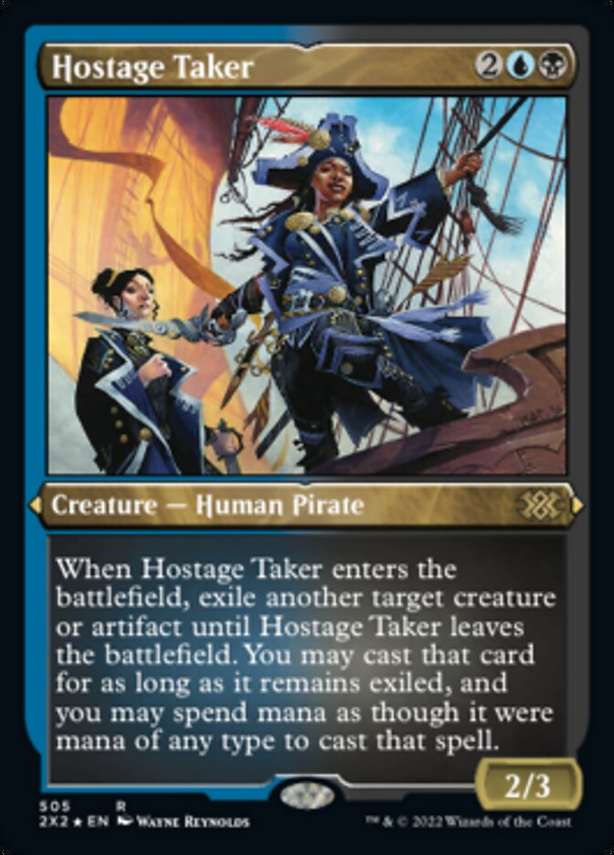 Hostage Taker (Foil Etched) [Double Masters 2022] | Good Games Morley