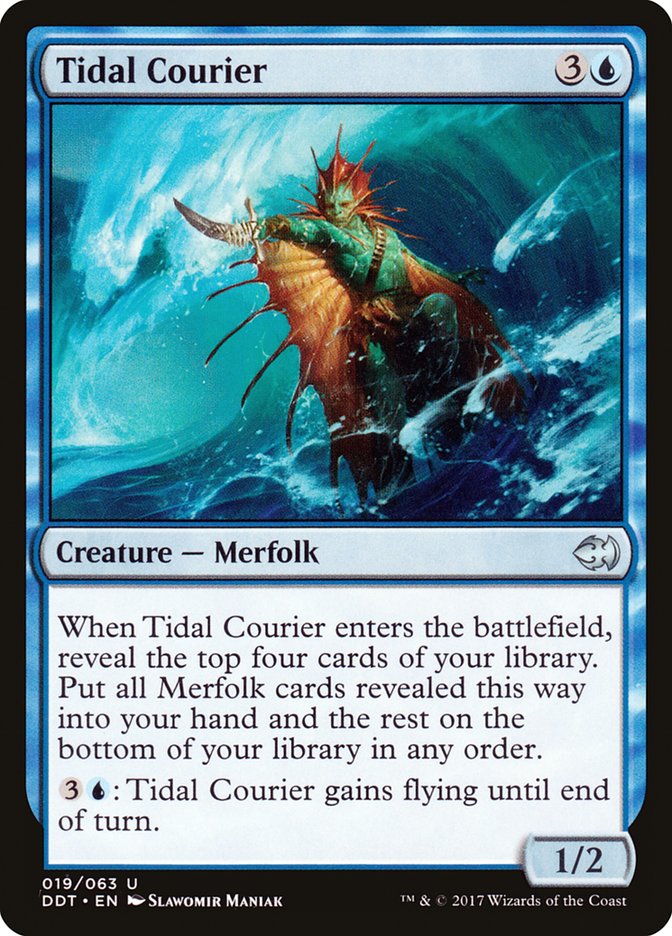 Tidal Courier 19/63 (Duel Decks: Merfolk vs. Goblins)  | Good Games Morley