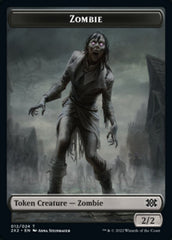 Zombie // Soldier Double-Sided Token [Double Masters 2022 Tokens] | Good Games Morley