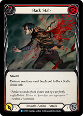Back Stab (Red) [OUT015] (Outsiders)  Rainbow Foil | Good Games Morley