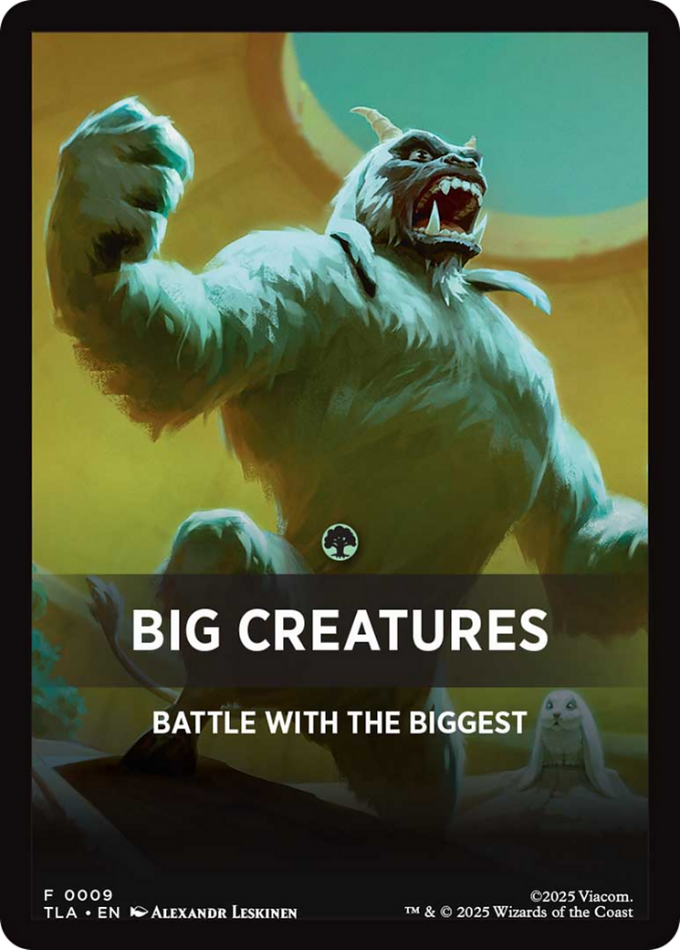Big Creatures Theme Card [Avatar: The Last Airbender] | Good Games Morley