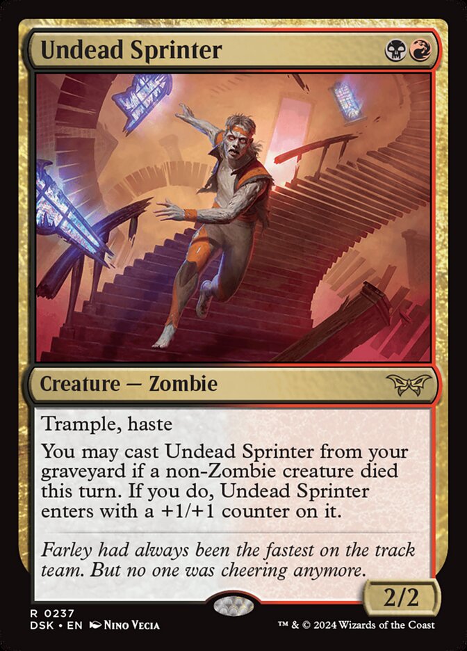 Undead Sprinter 237/286 (Duskmourn: House of Horror)  | Good Games Morley