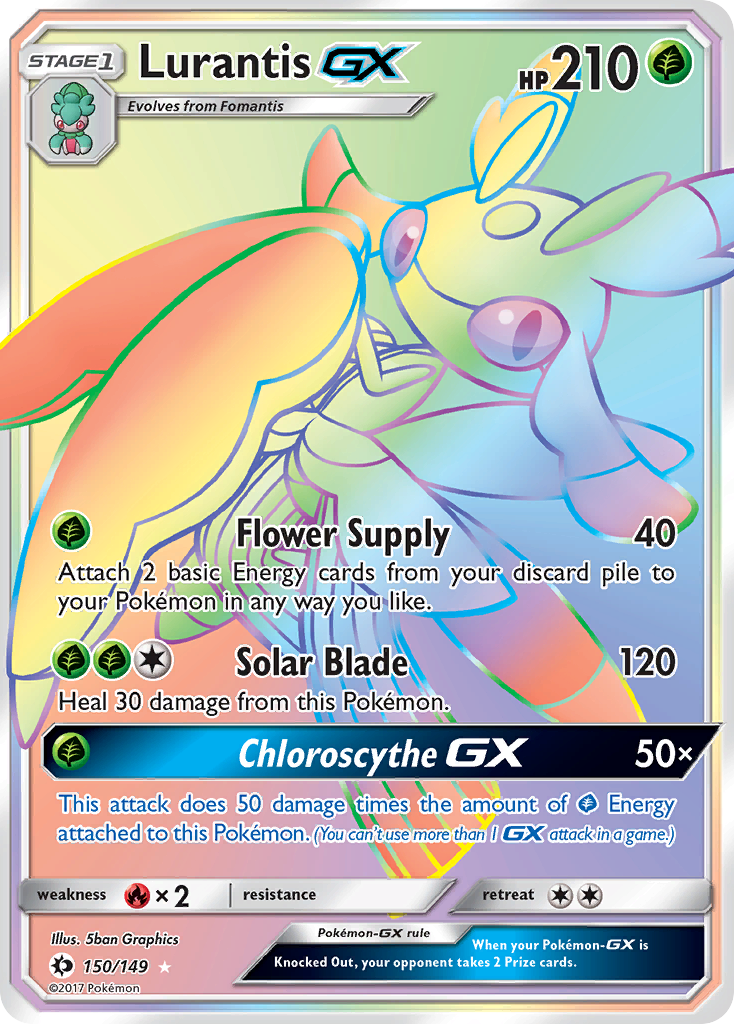 Lurantis GX (150/149) [Sun & Moon: Base Set] | Good Games Morley