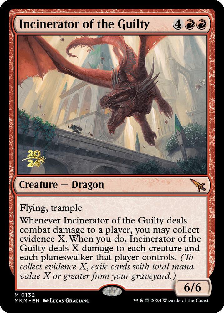 Incinerator of the Guilty 132s/182 (Prerelease Cards)  - Foil | Good Games Morley