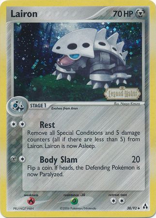 Lairon (38/92) (Stamped) [EX: Legend Maker] | Good Games Morley