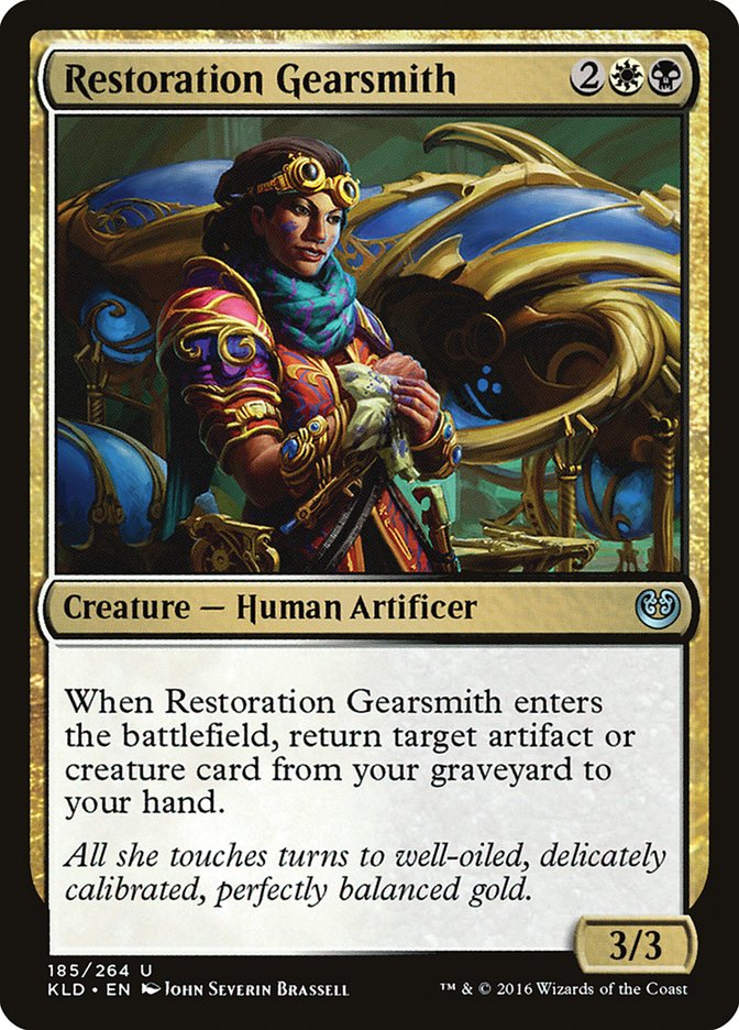 Restoration Gearsmith [Kaladesh] | Good Games Morley