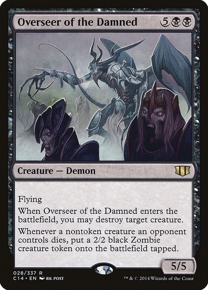 Overseer of the Damned 28/337 (Commander 2014)  | Good Games Morley