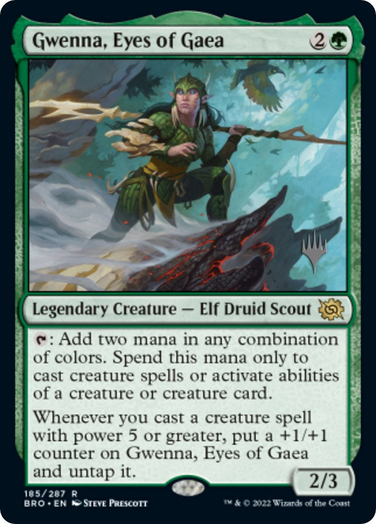 Gwenna, Eyes of Gaea (Promo Pack) [The Brothers' War Promos] | Good Games Morley