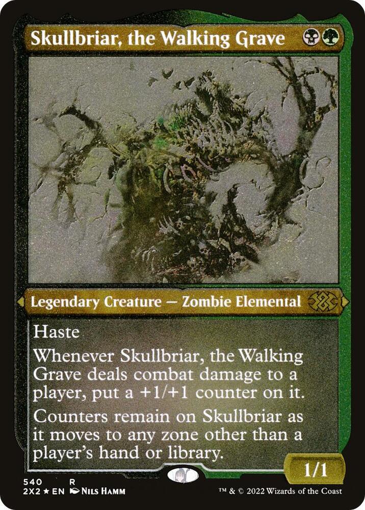 Skullbriar, the Walking Grave 540 (Double Masters 2022)  - Etched Foil | Good Games Morley