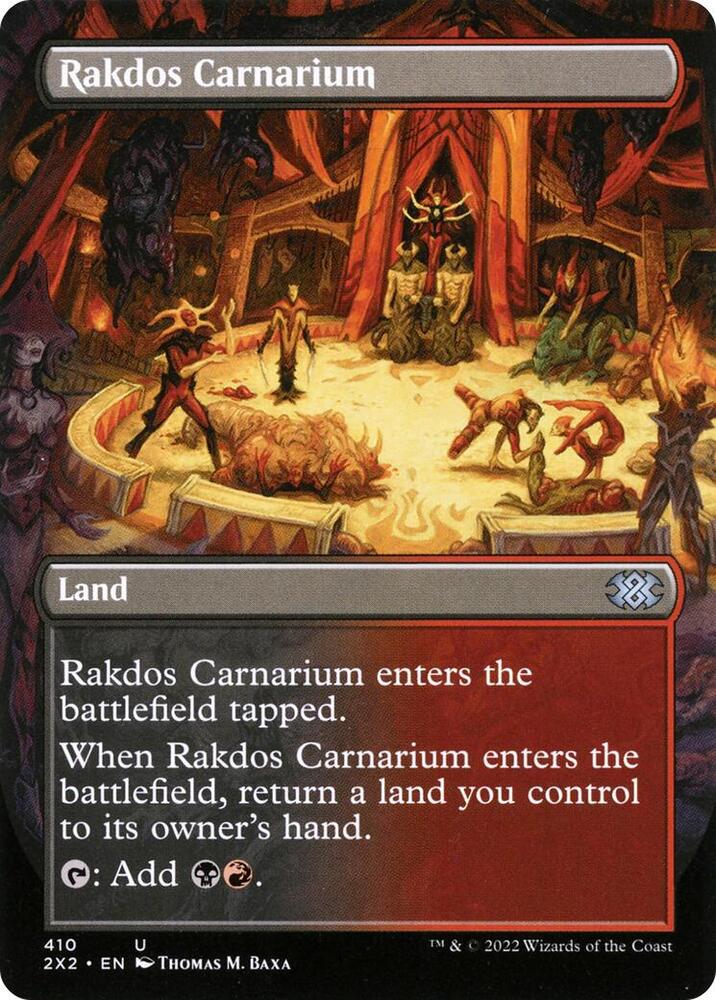Rakdos Carnarium Borderless 410/331 (Double Masters 2022)  - Foil | Good Games Morley