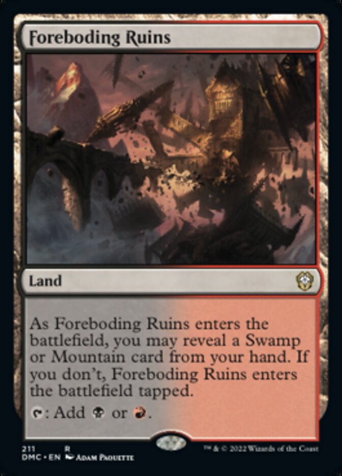 Foreboding Ruins [Dominaria United Commander] | Good Games Morley