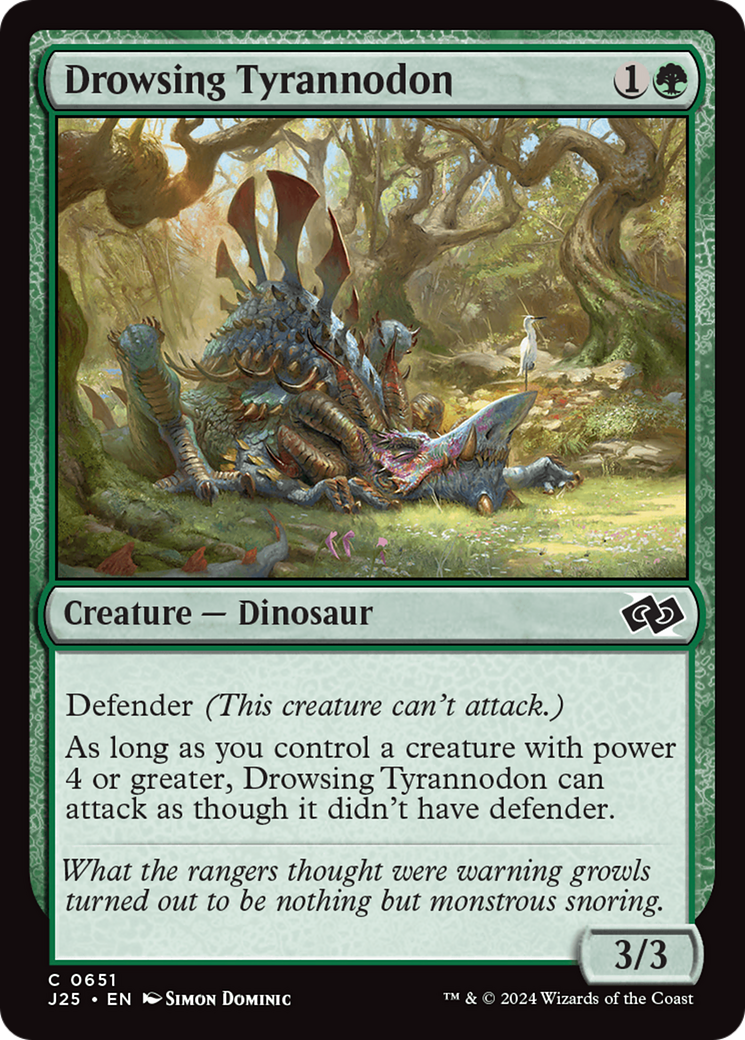 Drowsing Tyrannodon [Foundations Jumpstart] | Good Games Morley