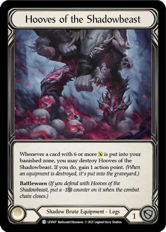 Hooves of the Shadowbeast [LEV007] (Monarch Levia Blitz Deck) | Good Games Morley