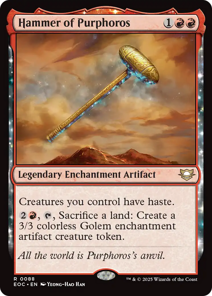 Hammer of Purphoros [Edge of Eternities Commander] | Good Games Morley