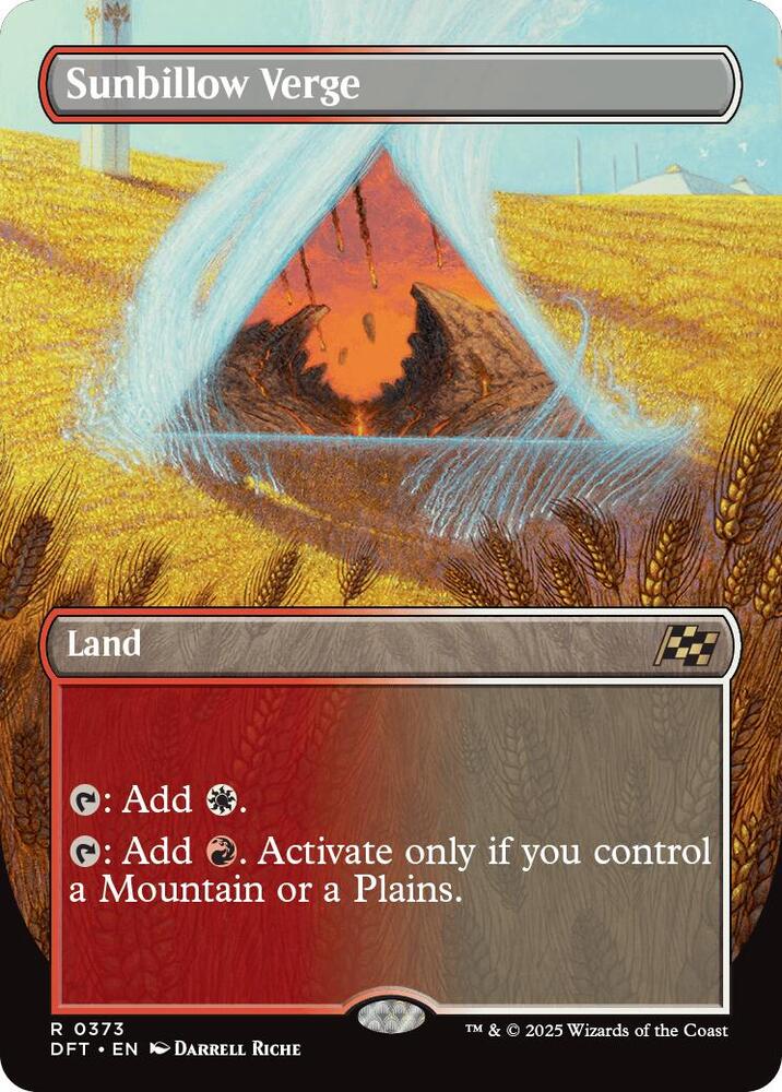 Sunbillow Verge 373/291 (Aetherdrift)  - Borderless Foil | Good Games Morley