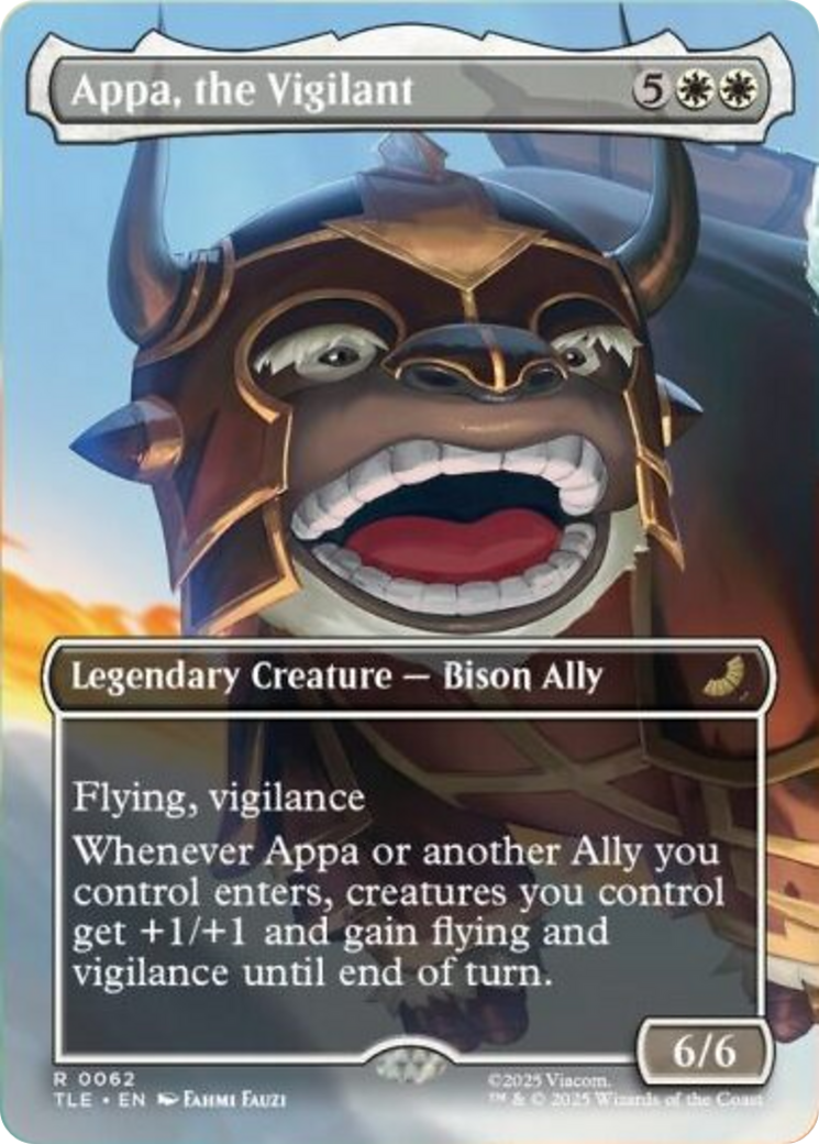 Appa, the Vigilant (Borderless) [Avatar: The Last Airbender: Eternal-Legal] | Good Games Morley