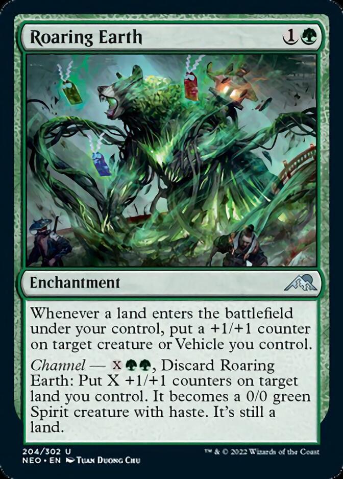 Roaring Earth [Kamigawa: Neon Dynasty] | Good Games Morley