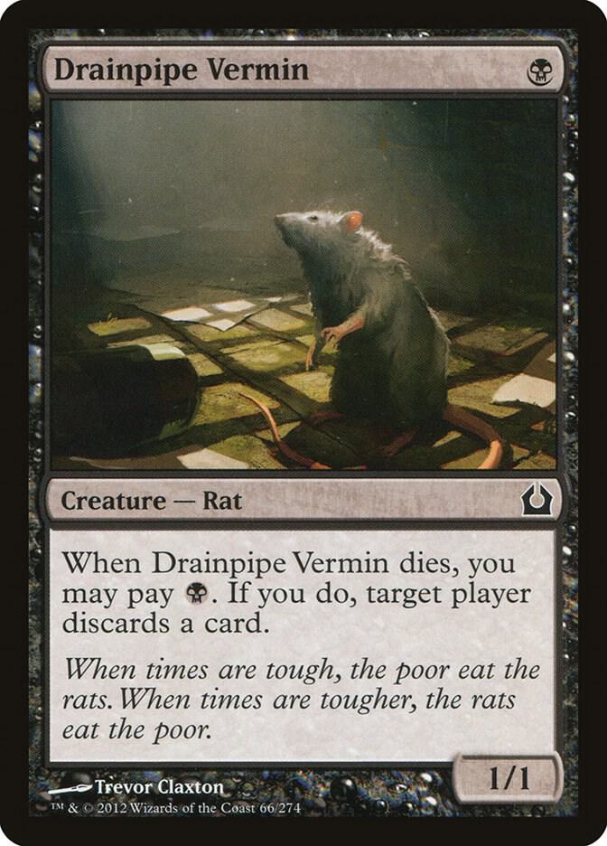 Drainpipe Vermin 66/274 (Return to Ravnica)  - Foil | Good Games Morley