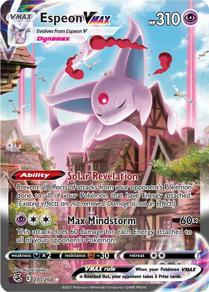Espeon VMAX (270/264) [Sword & Shield: Fusion Strike] | Good Games Morley