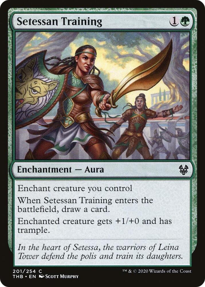 Setessan Training 201/254 (Theros Beyond Death)  - Foil | Good Games Morley