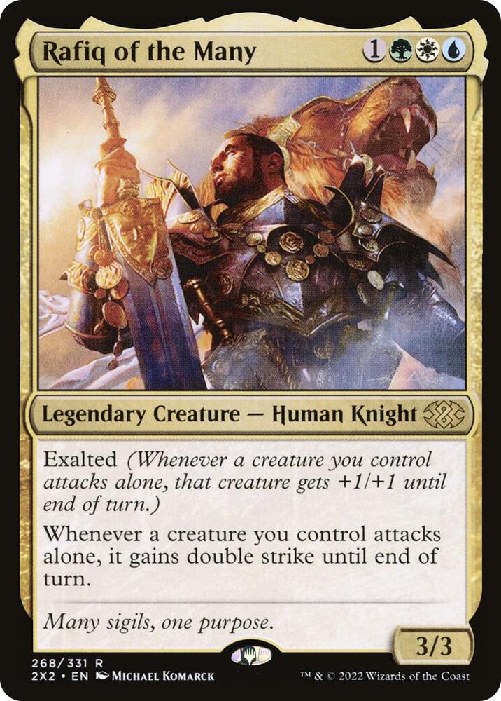 Rafiq of the Many 268/331 (Double Masters 2022)  - Foil | Good Games Morley