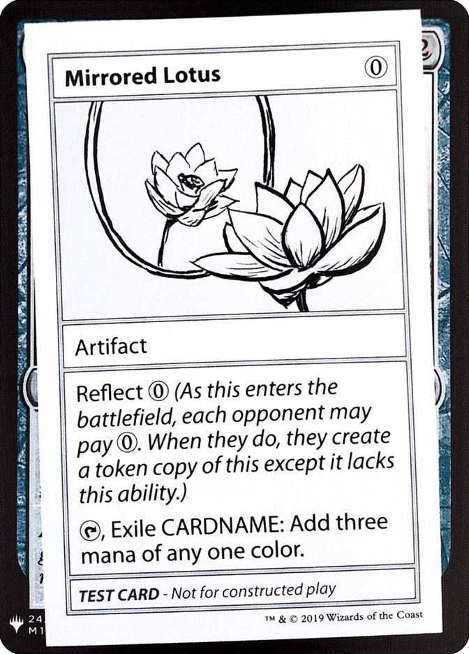 Mirrored Lotus [Mystery Booster Playtest Cards] | Good Games Morley